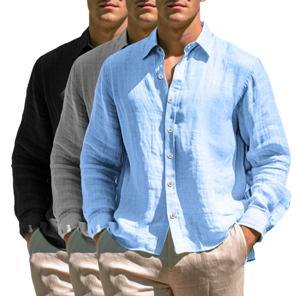 Chemise décontractée en lin