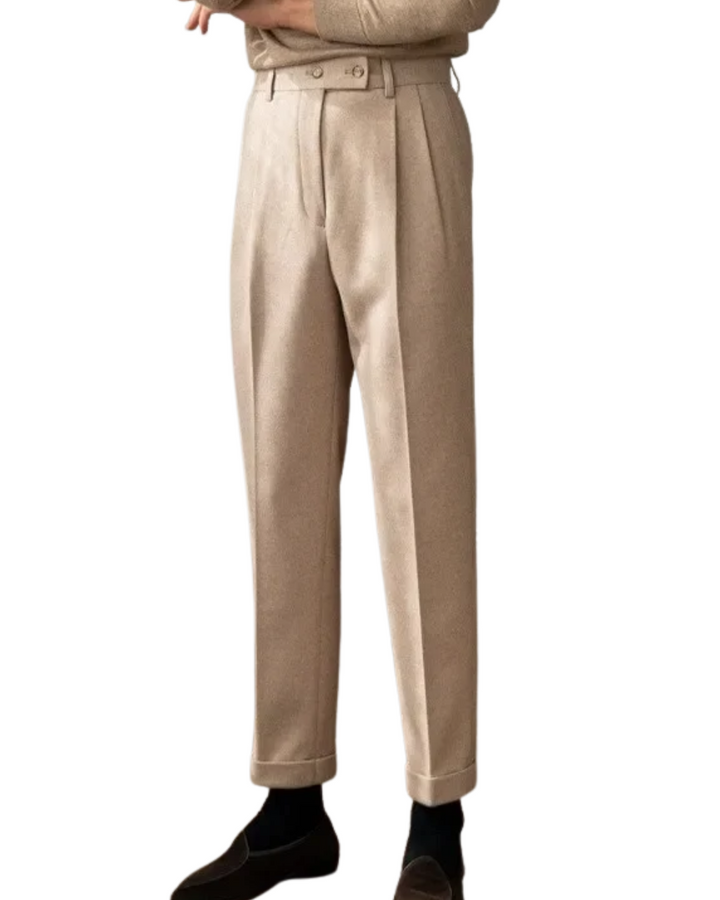 Pantalon chic à taille haute